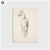 アートポストカード-Horse, Hevosharjoitelma - アルフレッド ウィリアム フィンチ Postcard.