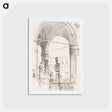 アートポストカード-Loggia dei Lanzi - 不思議の国のアリス Postcard.