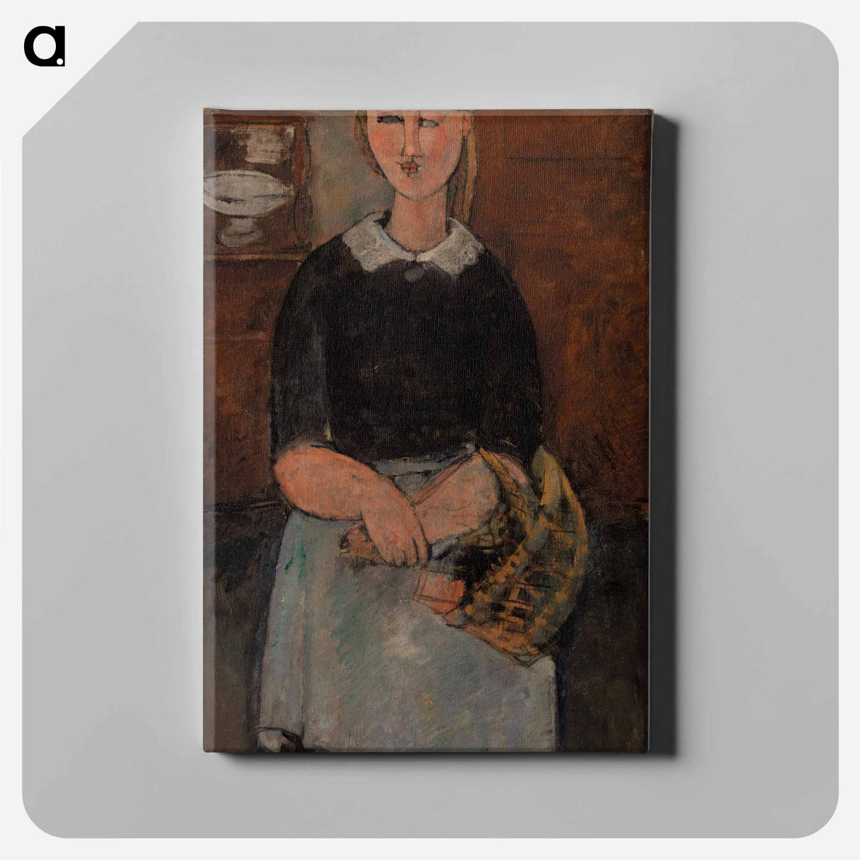 The Pretty Housewife - Amedeo Modigliani Canvas.