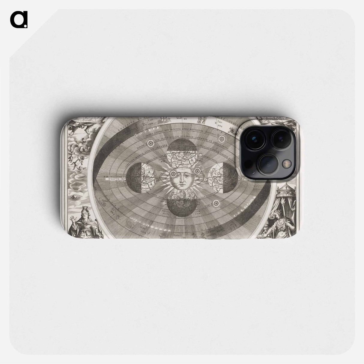 Hemelkaart van het stelsel van Copernicus - アンティーク地図 Phone Case.