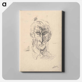 アートパネル-Self portrait - アーノルド ピーター ワイズ クビンチャン Canvas.