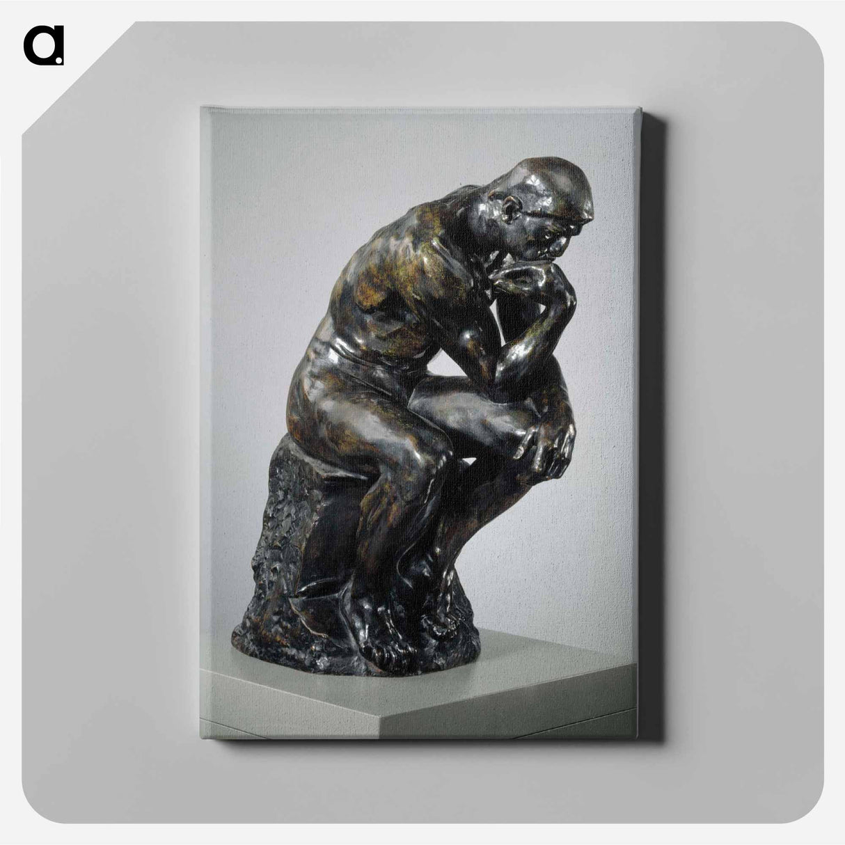 The thinker - Auguste Rodin Canvas.