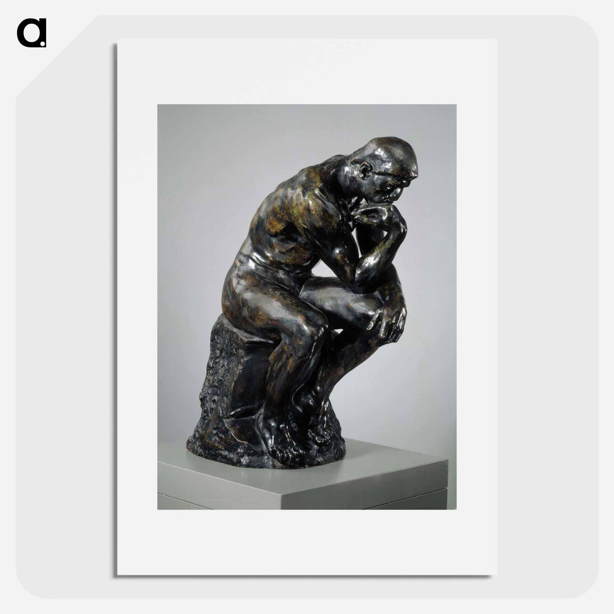 The thinker - オーギュスト ロダン Poster.
