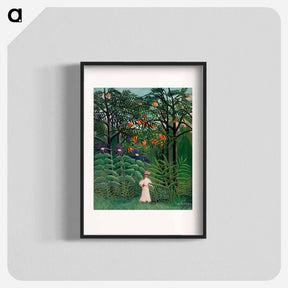 アートポスター-Woman Walking in an Exotic Forest
 - バーンズ・コレクション Poster.