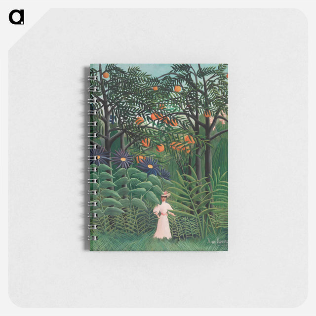アートメモ帳-Woman Walking in an Exotic Forest
 - バーンズ・コレクション Memo.