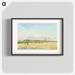 アートポスター-Landscape, Ile-de-France - カミーユ ピサロ Poster.