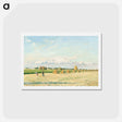 アートポストカード-Landscape, Ile-de-France - カミーユ ピサロ Postcard.