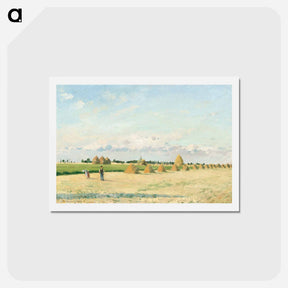 アートポストカード-Landscape, Ile-de-France - カミーユ ピサロ Postcard.