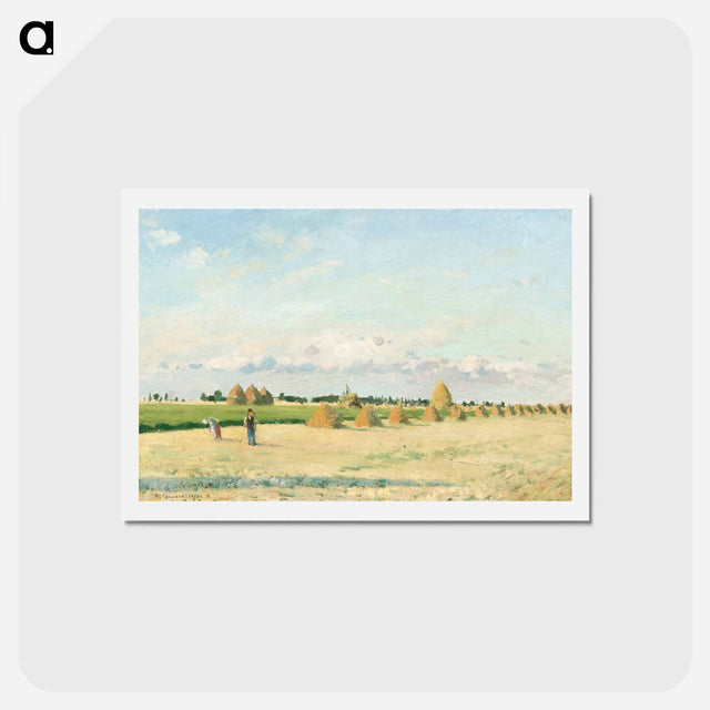 アートポストカード-Landscape, Ile-de-France - カミーユ ピサロ Postcard.