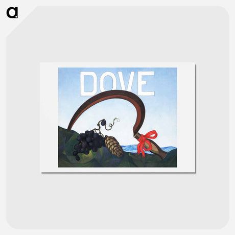 アートポストカード-Dove - チャールズ デムス Postcard.