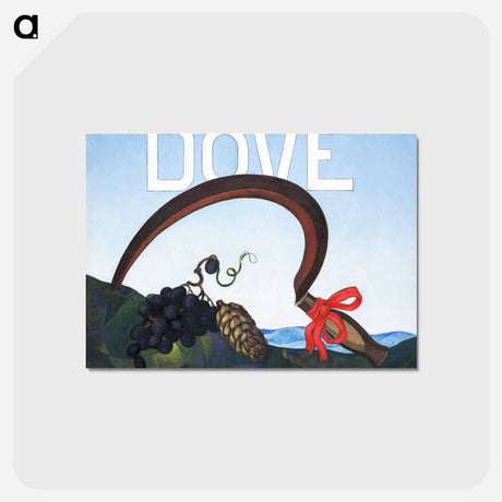 アートポストカード-Dove - チャールズ デムス Postcard.