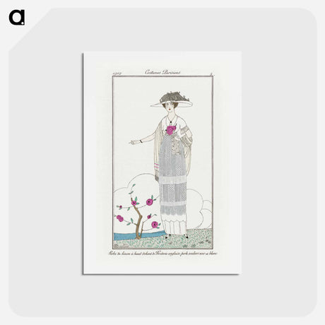 アートポストカード-Robe en linon
 - シャルル マルタン Postcard.