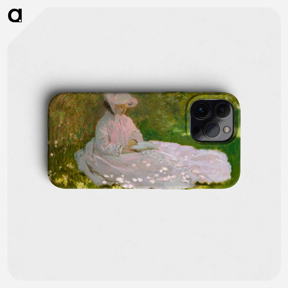 Springtime - Claude Monet Phone Case.