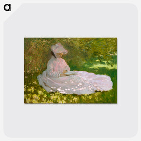アートポストカード-Springtime - クロード モネ Postcard.