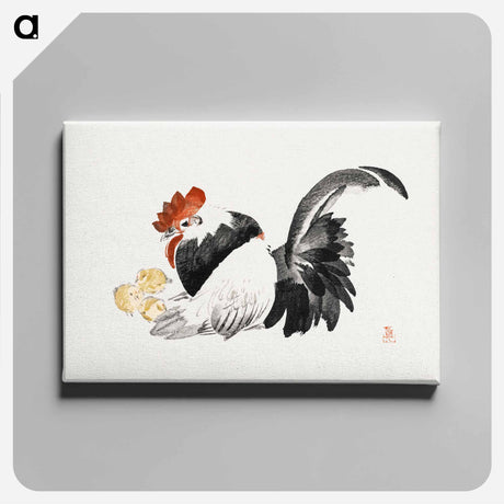 アートパネル-Rooster and Chicks
 - クリーブランド美術館 Canvas.