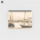 アートメモ帳-Ships in the Harbor
 - デトロイト美術館 Memo.