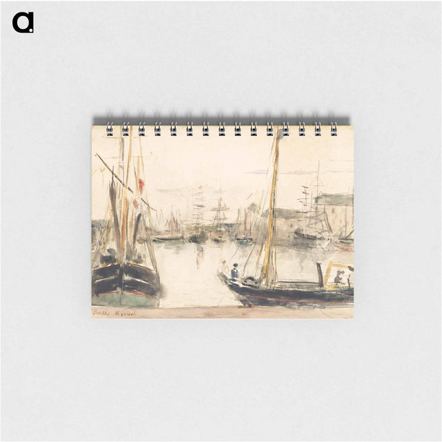 アートメモ帳-Ships in the Harbor
 - デトロイト美術館 Memo.