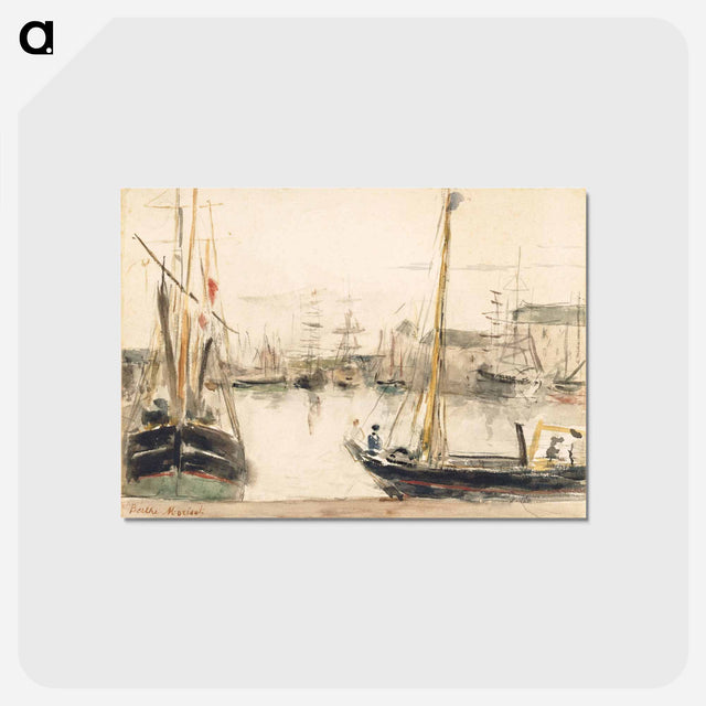 アートポストカード-Ships in the Harbor
 - デトロイト美術館 Postcard.
