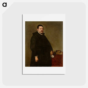 アートポストカード-Retrato de Don Sebastián Garcia de Huerta - ディエゴ ベラスケス Postcard.