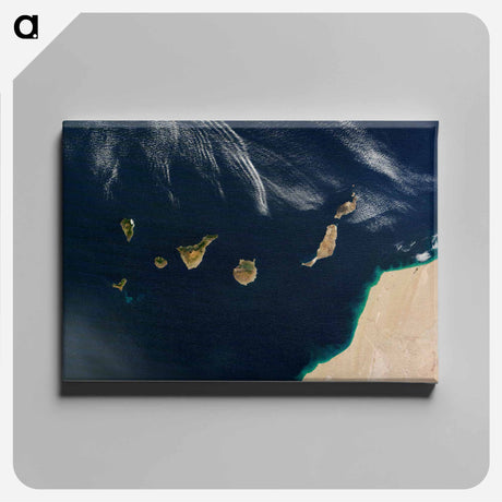 アートパネル-Canarian Archipelago Landscape
 - 上空からの地球 Canvas.