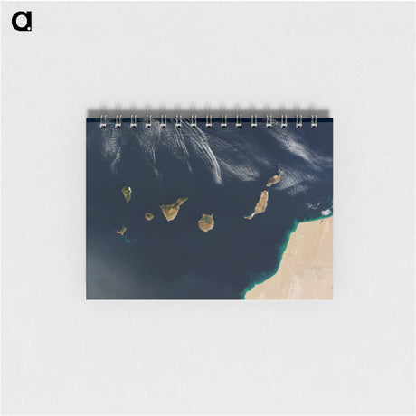 アートメモ帳-Canarian Archipelago Landscape
 - 上空からの地球 Memo.