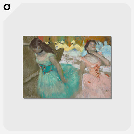 アートポストカード-Entrance of the Masked Dancers - エドガー ドガ Postcard.