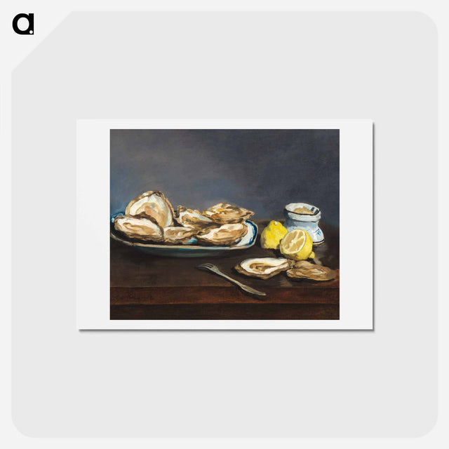 アートポストカード-Oysters - エドゥアール マネ Postcard.