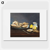 Oysters - Edouard Manet Poster.