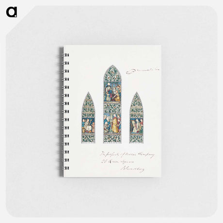 アートメモ帳-Design for Stained Glass, Southeast Window Nave, Paisley Abbey, Scotland - エドワード バーン ジョーンズ Memo.