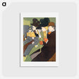 アートポストカード-People reading books - エドワード ペンフィールド Postcard.