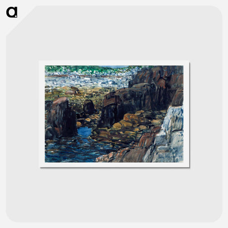 アートポストカード-Appledore No. 2 - フレデリック チャイルド ハッサム Postcard.