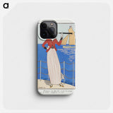 Costumes Parisiens, No.164: Costume de Yacht from Journal des Dames et des Modes - ジョルジュ バルビエ Phone Case.