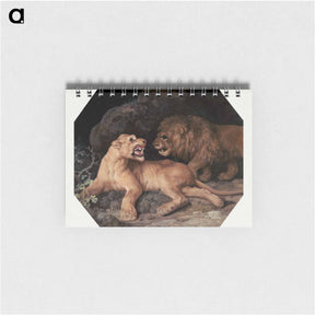 アートメモ帳-Lion and Lioness
 - ジョージ スタッブス Memo.