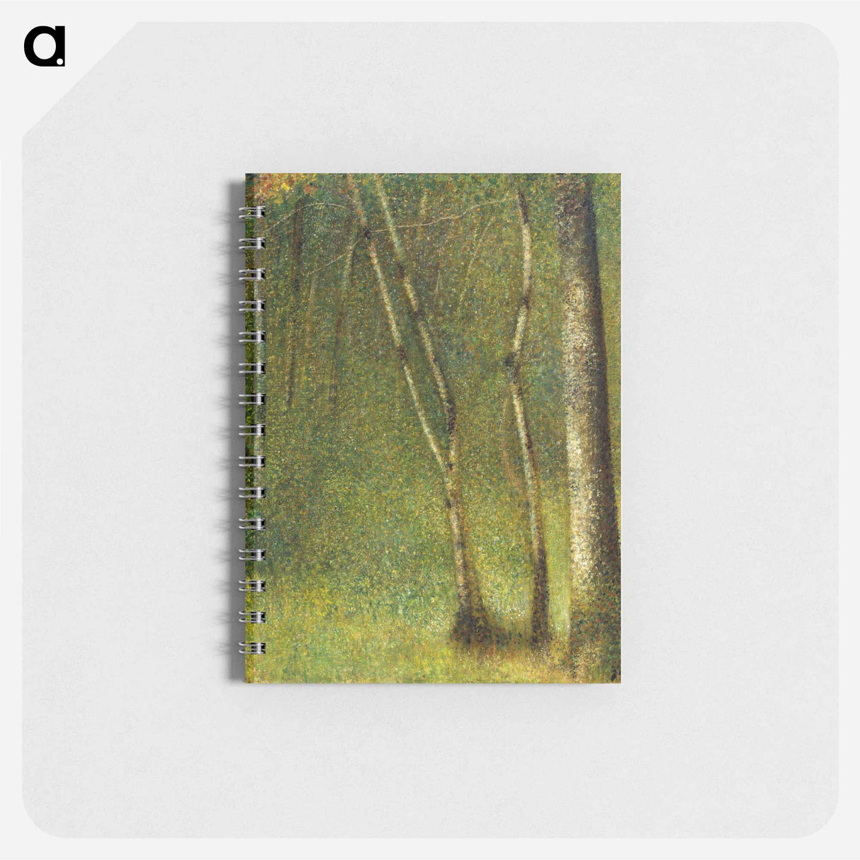 The Forest at Pontaubert - ジョルジュ スーラ Memo.
