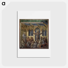 アートポストカード-The Apparition at the Chapter House at Arles - ジョット ディ ボンドーネ Postcard.