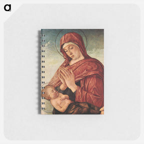 アートメモ帳-Madonna in Adoration of the Sleeping Child - ジョヴァンニ ベッリーニ Memo.