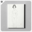 アートパネル-Nude Figure Study
 - 橋口 五葉 Canvas.
