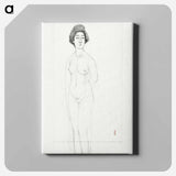 アートパネル-Nude Figure Study
 - 橋口 五葉 Canvas.