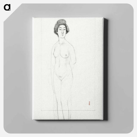 アートパネル-Nude Figure Study
 - 橋口 五葉 Canvas.