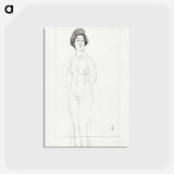 アートポストカード-Nude Figure Study
 - 橋口 五葉 Postcard.
