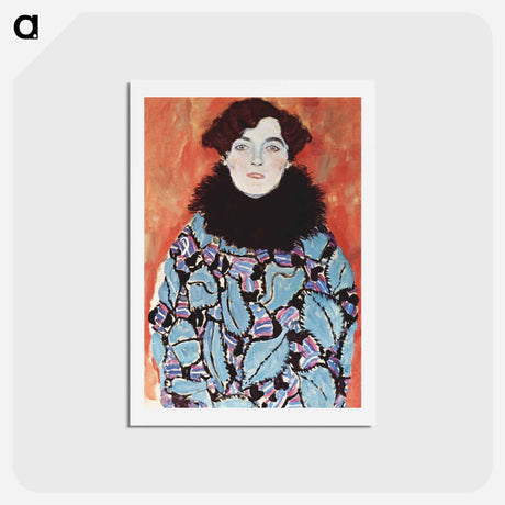 アートポストカード-Portrait of Johanna Staude - グスタフ クリムト Postcard.