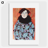 Portrait of Johanna Staude - Gustav Klimt Poster.