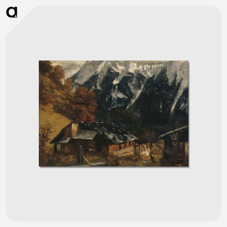 アートポストカード-ブラウン - ギュスターヴ クールベ Postcard.