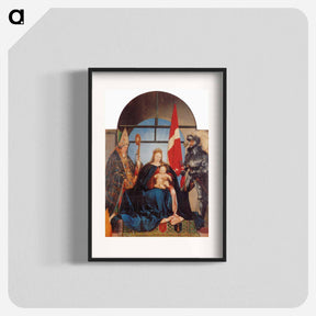 アートポスター-The Solothurn Madonna - ハンス ホルバイン Poster.