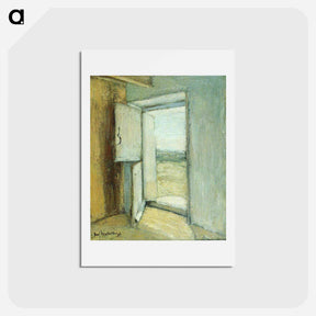 アートポストカード-Open Door, Brittany - アンリ マティス Postcard.