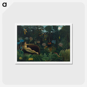 アートポストカード-The Dream - アンリ ルソー Postcard.