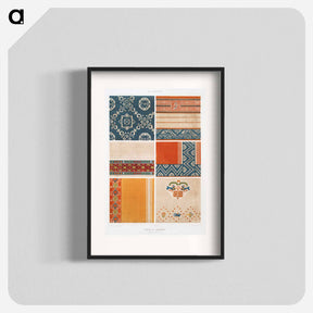アートポスター-Egyptian Fabrics and Embroidery
 - エジプト美術史 Poster.