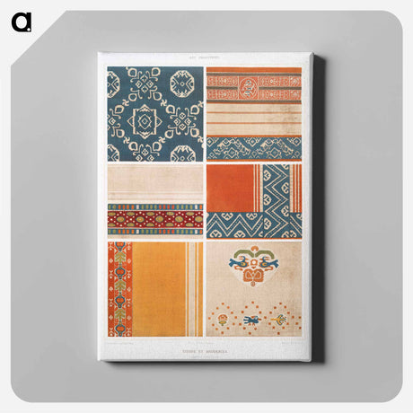 アートパネル-Egyptian Fabrics and Embroidery
 - エジプト美術史 Canvas.
