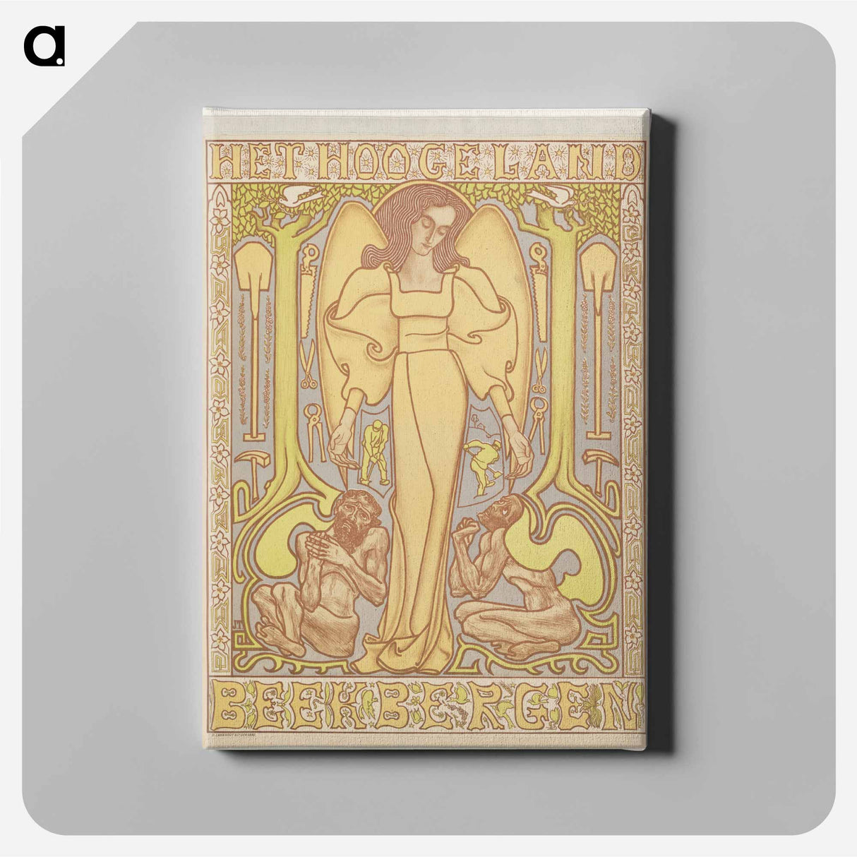 Portrait of an unknown woman - Jan Toorop Canvas.