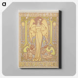 Portrait of an unknown woman - Jan Toorop Canvas.